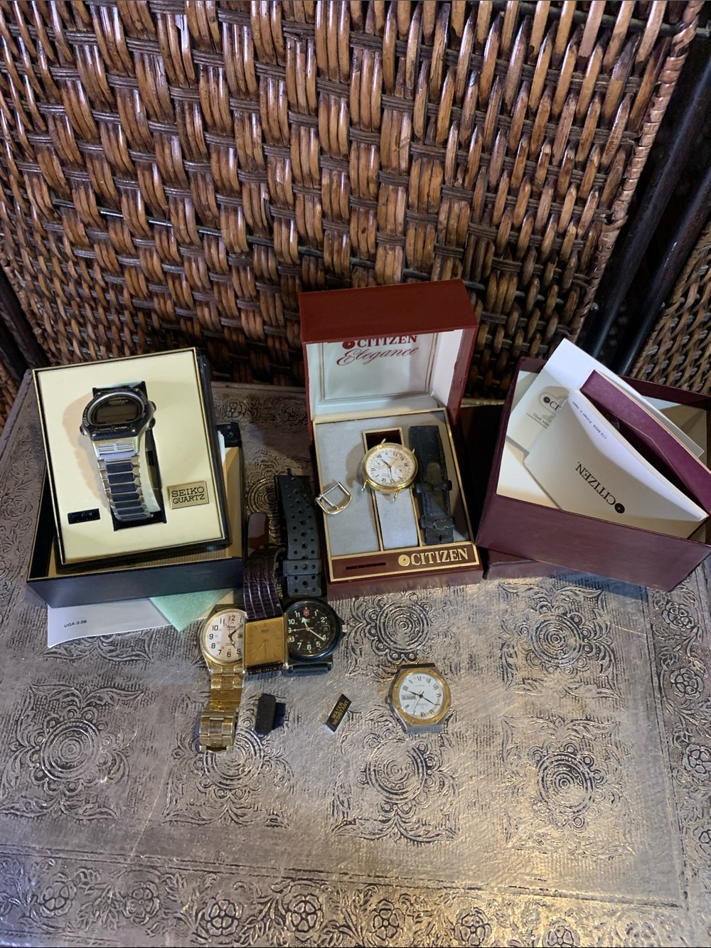 🚫SOLD🚫Vintage Collection of Watches and Watch Parts